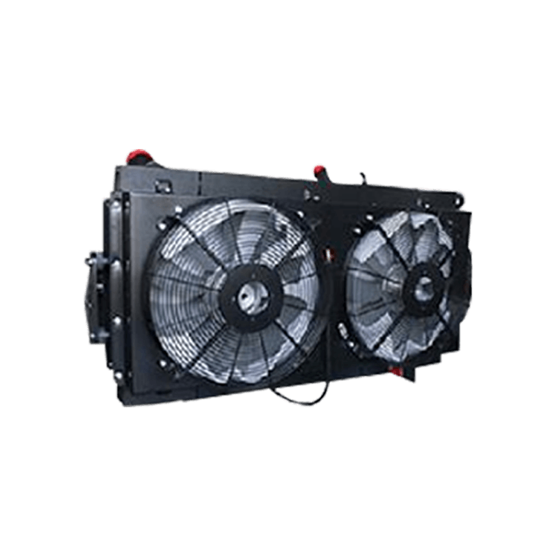 Trocador de calor para rolo compactador